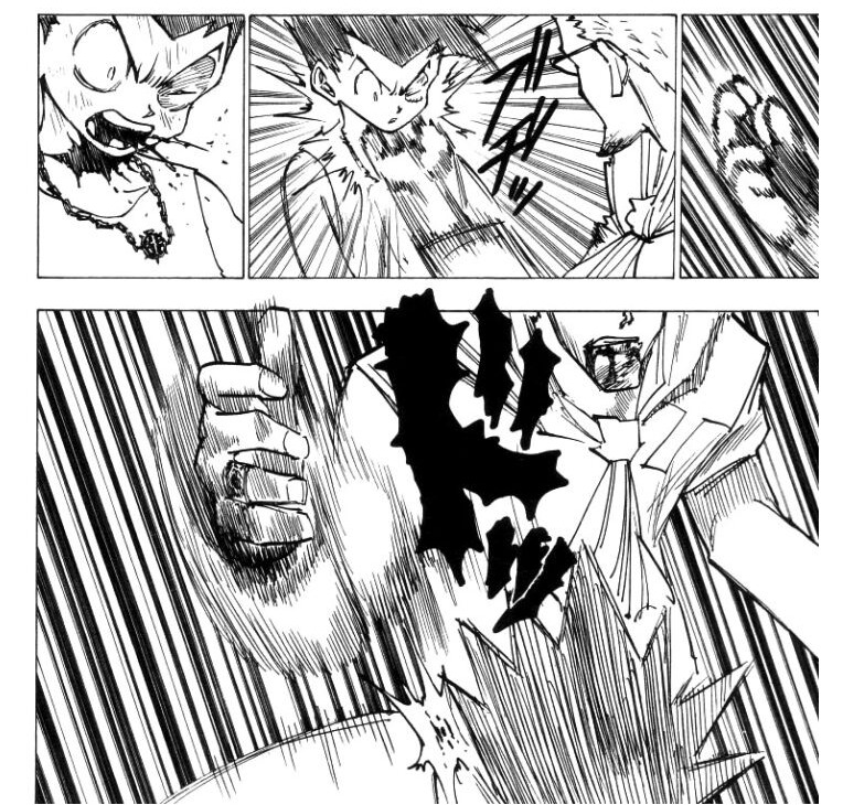 ハンターハンター18巻 ゴンとゲンスルー