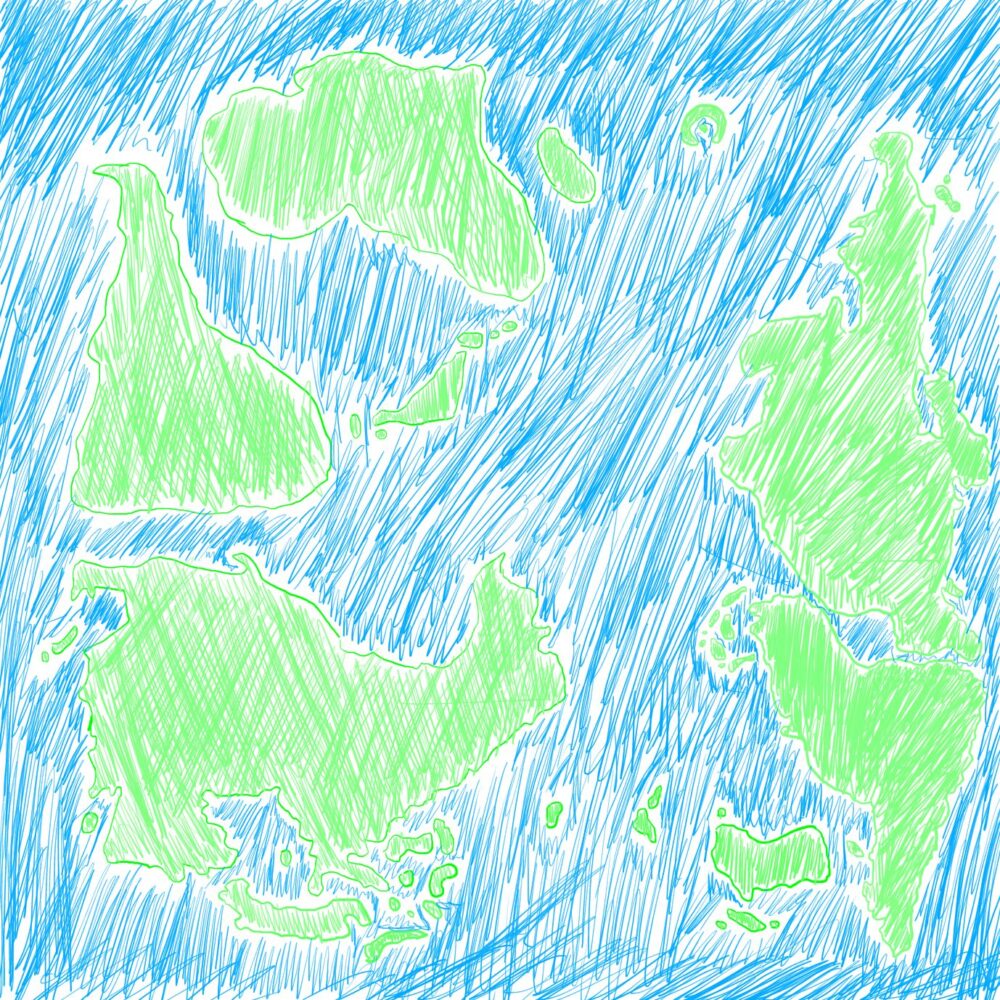 ハンターハンター　世界地図