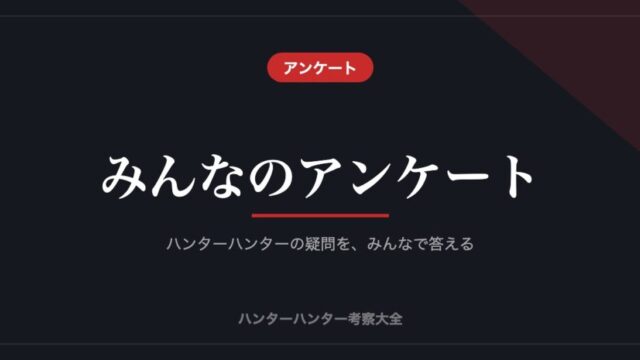 みんなのアンケート